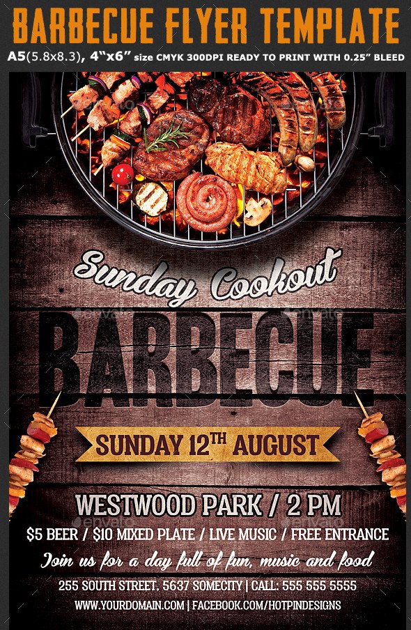 Free Bbq Flyer Template 20 Free Psd Barbeque Flyer Templates for the Best events