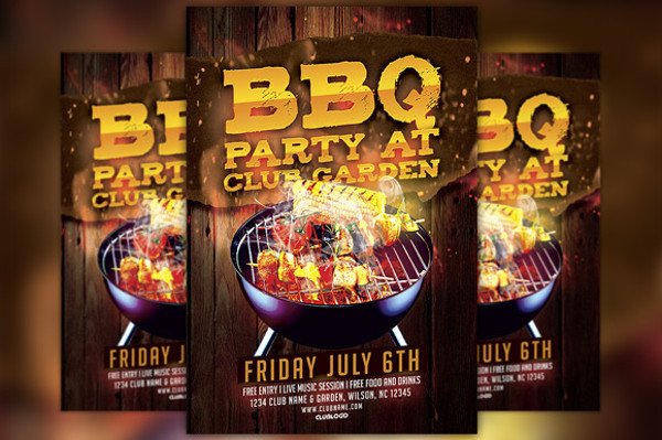 Free Bbq Flyer Template 31 Bbq Flyer Templates Psd Vector Eps Jpg Download