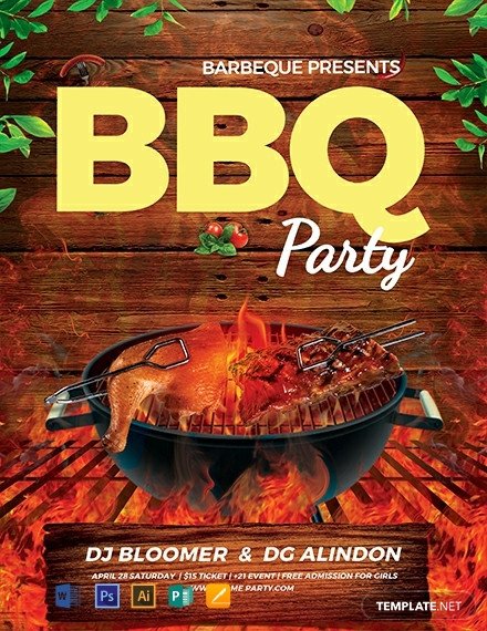 Free Bbq Flyer Template Free Bbq Flyer Template Download 1031 Flyers In Psd