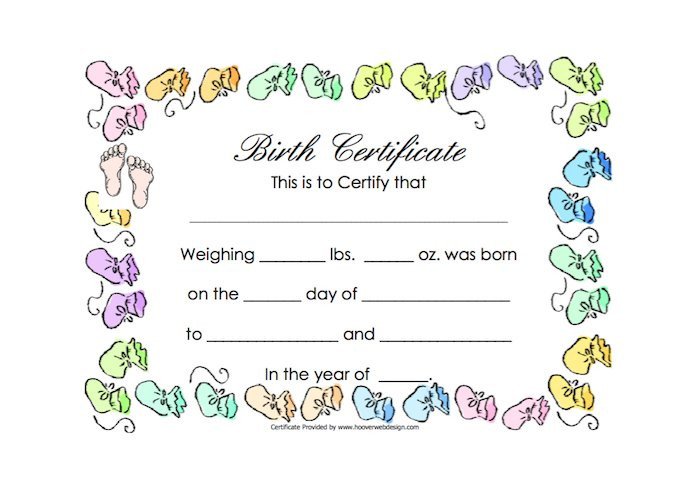 Free Birth Certificate Template 15 Birth Certificate Templates Word &amp; Pdf Template Lab