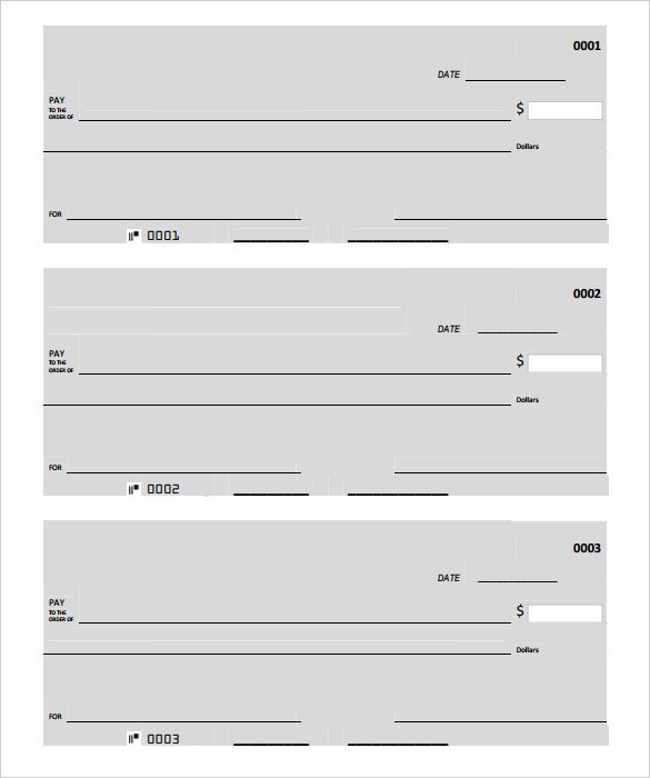 Free Blank Check Template Pdf Blank Check Template – 30 Free Word Psd Pdf &amp; Vector