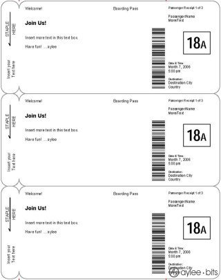 Free Boarding Pass Template Diy Boarding Pass Invitation Save the Date