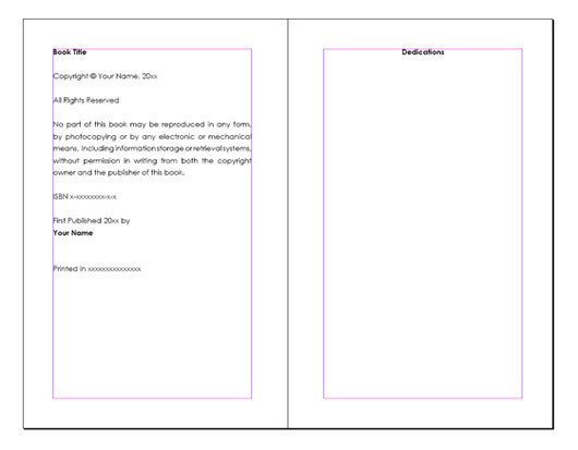 Free Booklet Template Word 13 Best S Of Book Layout Microsoft Word Free Word