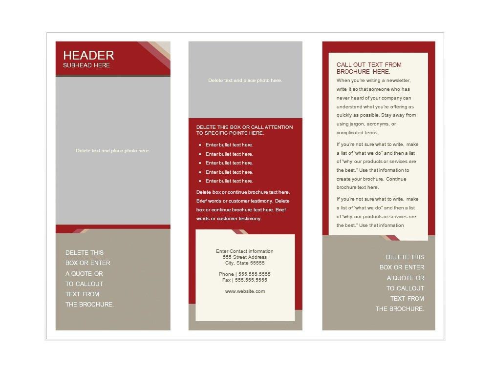 Free Booklet Template Word 31 Free Brochure Templates Word Pdf Template Lab