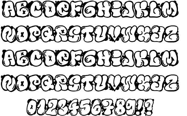 Free Bubble Letter Font 55 Cool Free Graffiti Fonts