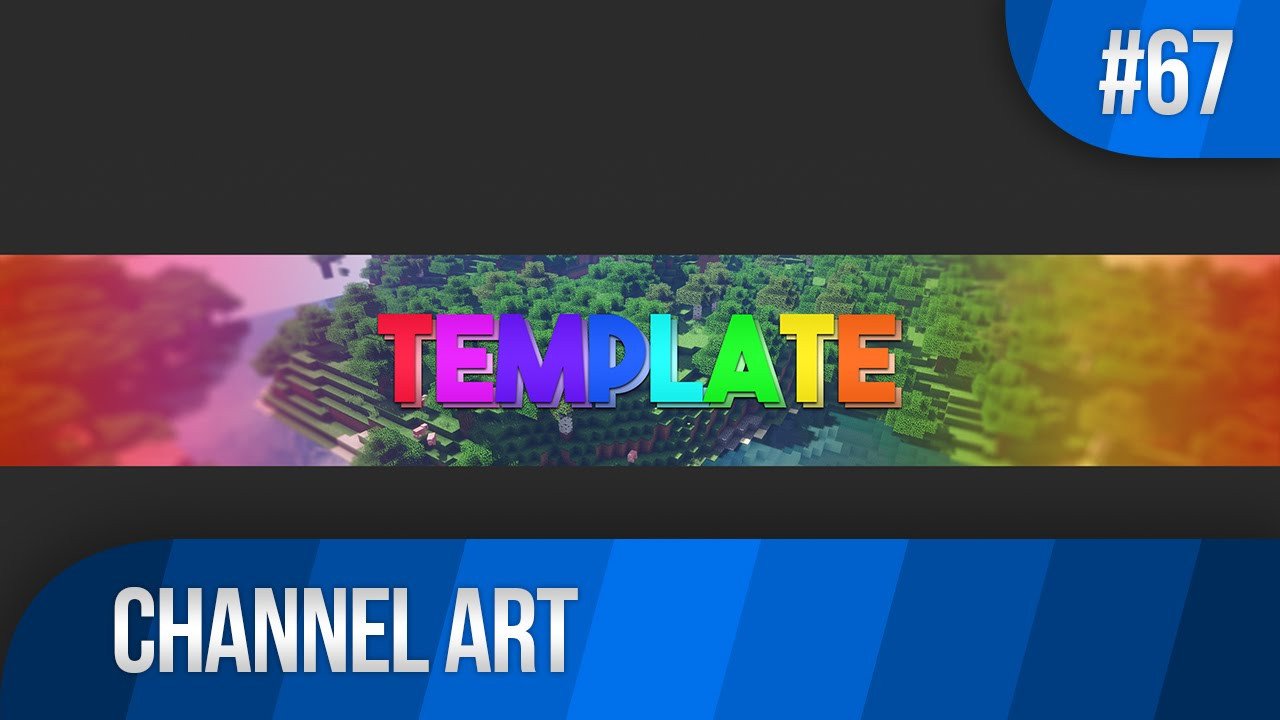 Free Channel Art Template Colourful Channel Art Template 67 Free Shop