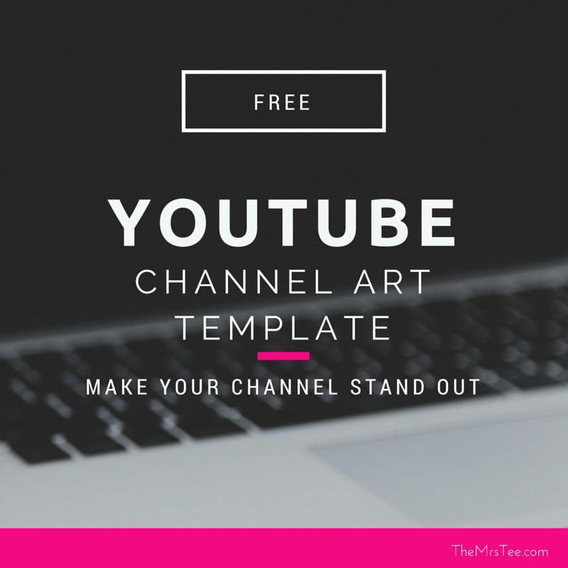 Free Channel Art Template Free Channel Art Template