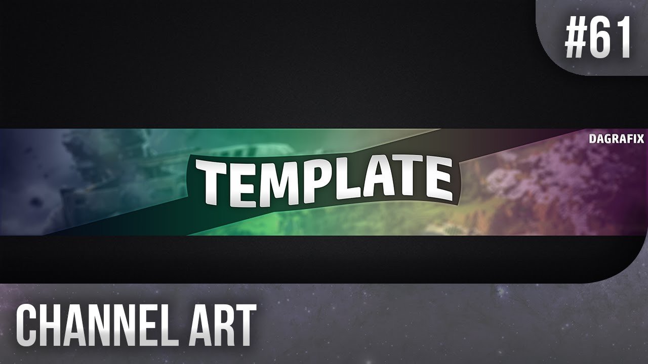 Free Channel Art Template Simple Channel Art Template 61 Free Shop Download