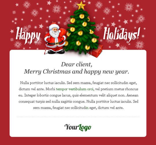 Free Christmas Email Template 17 Beautifully Designed Christmas Email Templates for