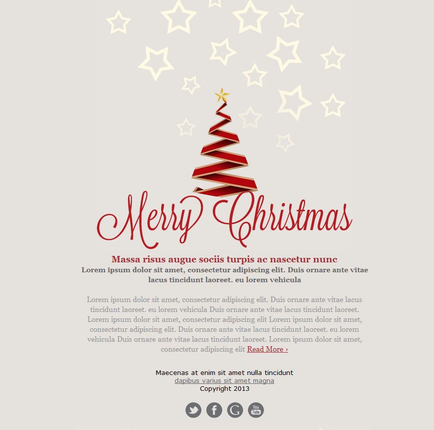 Free Christmas Email Template Free Email Templates for Christmas Card Greeting
