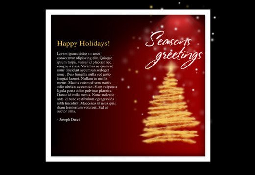 Free Christmas Email Template Free HTML Newsletter Templates Noupe