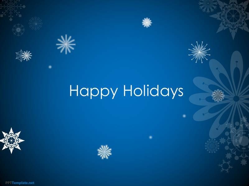 Free Christmas Powerpoint Templates Free Animated Happy Holidays Ppt Template