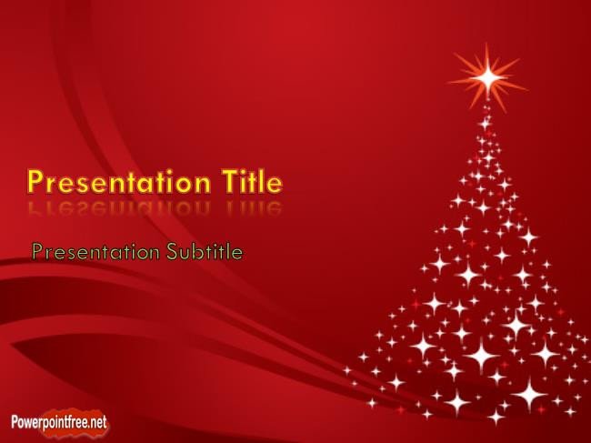 Free Christmas Powerpoint Templates Free Christmas Tree Powerpoint Template