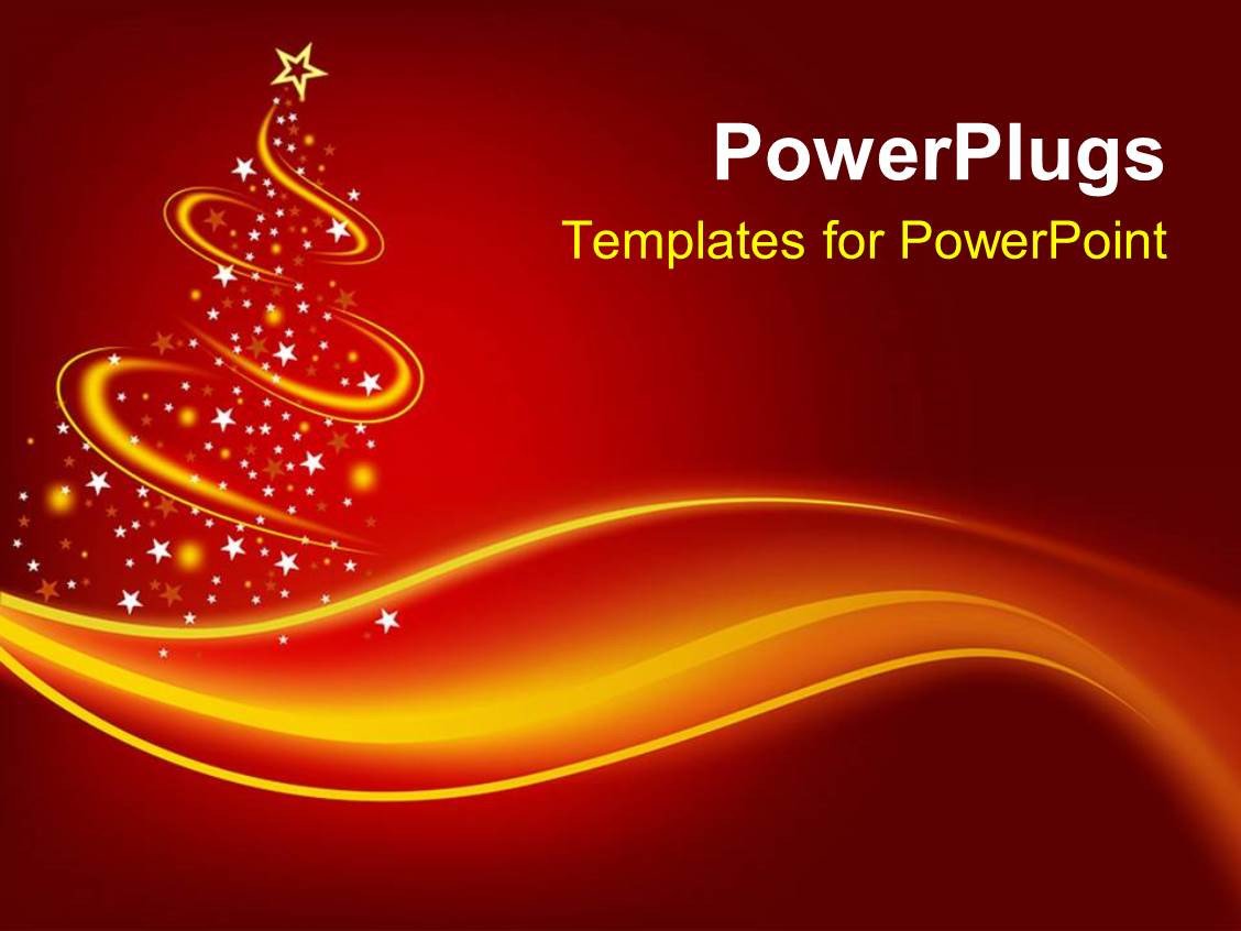 Free Christmas Powerpoint Templates Powerpoint Template Christmas theme with Abstract