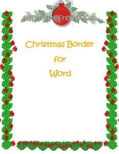 Free Christmas Templates for Word Christmas Printable Templates and Templates On Pinterest