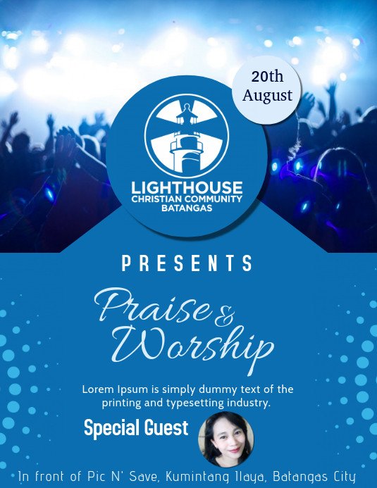 Free Church Flyer Templates Church Flyers Template