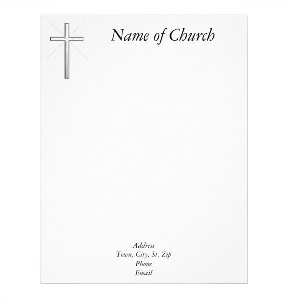 Free Church Letterhead Templates Free Church Letterhead Templates