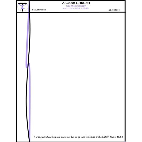 Free Church Letterhead Templates Sample Church Letterhead