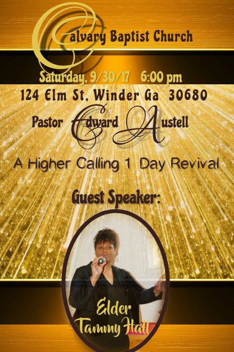 Free Church Revival Flyer Template Church Revival Template