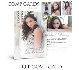Free Comp Card Template 1000 Ideas About Model P Card On Pinterest