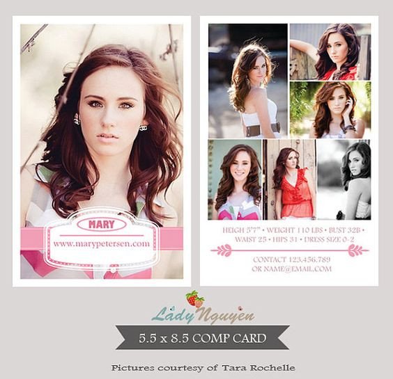 Free Comp Card Template Pinterest • the World’s Catalog Of Ideas