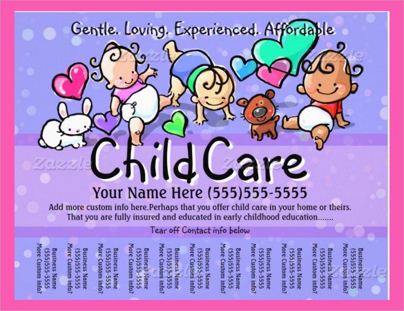 Free Daycare Flyer Templates 33 Daycare Flyer Templates Word Psd Ai Eps Vector