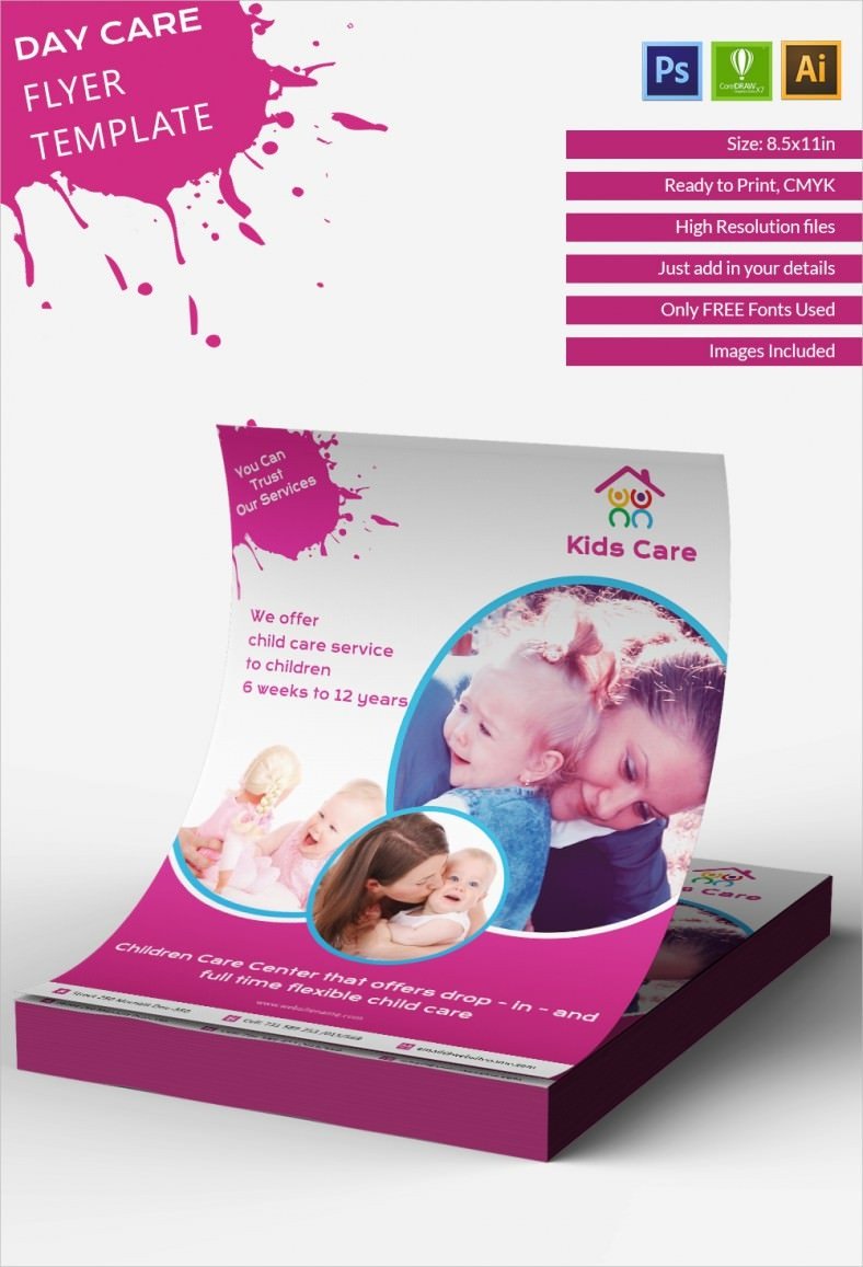 Free Daycare Flyer Templates Daycare Flyer Template 27 Free Psd Ai Vector Eps