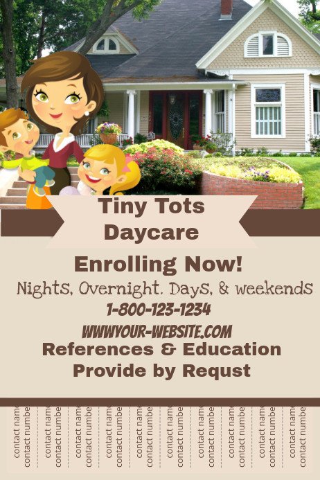 Free Daycare Flyer Templates Daycare Flyer Template