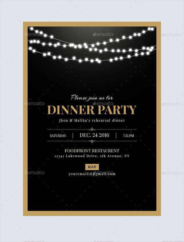 Free Dinner Invitation Templates 47 Dinner Invitation Templates Psd Ai
