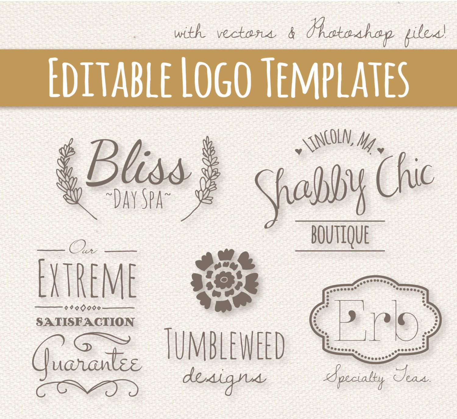 Free Editable Logo Templates Editable Logo Templates Set 2 Fully Layered Psd Editable