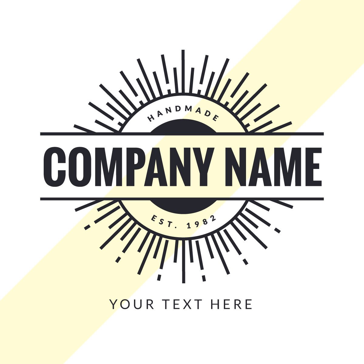Free Editable Logo Templates Hipster Sign Logo Template Maker Editable Design