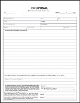 Free Electrical Bid Proposal Template Free Print Job Proposal forms