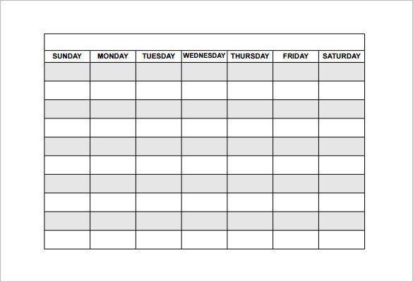 Free Employee Schedule Template Employee Shift Schedule Template 15 Free Word Excel