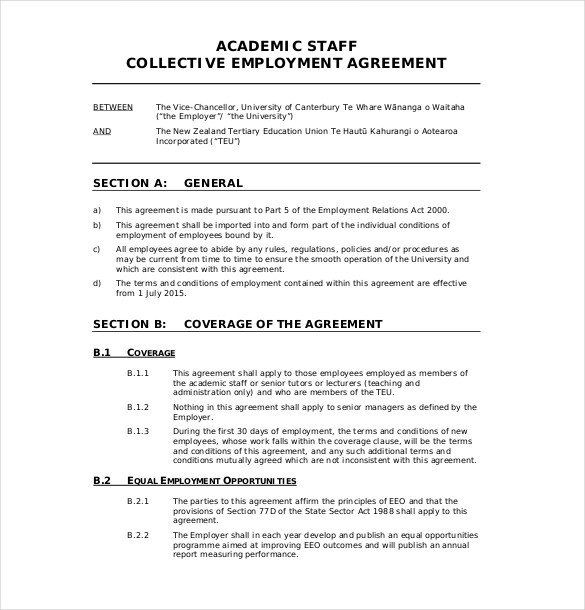 Free Employment Contract Template 32 Employment Agreement Templates – Free Word Pdf format