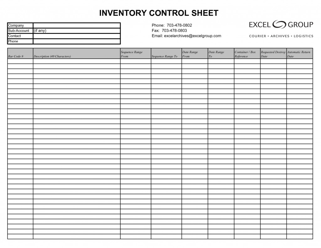 Free Excel Inventory Template 15 Free Inventory Templates &amp; Samples In Excel