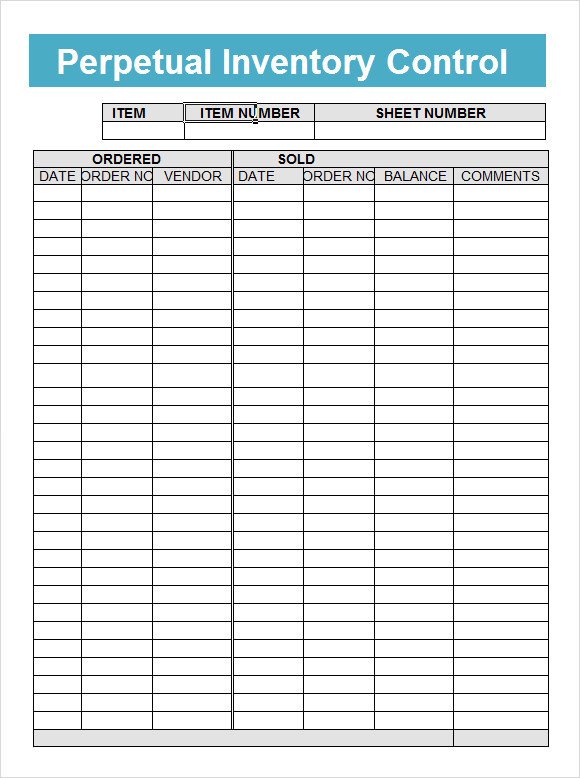 Free Excel Inventory Template Inventory Tracking Template 6 Download Free Documents