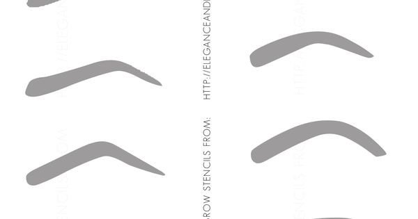 Free Eyebrow Stencils Printouts Free Printable Eyebrow Stencils 2038×3052 they Wrk