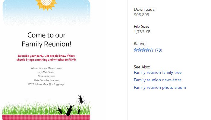 Free Family Reunion Templates 3 Free Family Reunion Flyer Templates