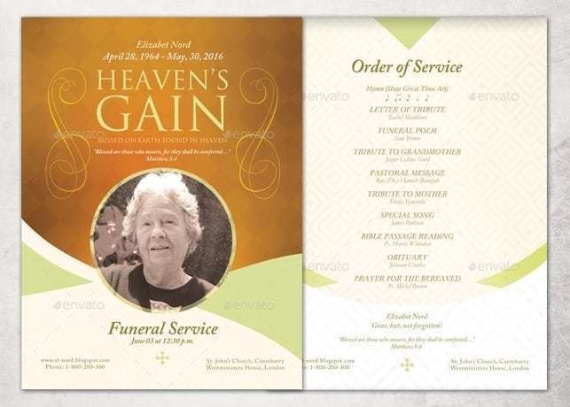 Free Funeral Program Templates 21 Free Free Funeral Program Template Word Excel formats