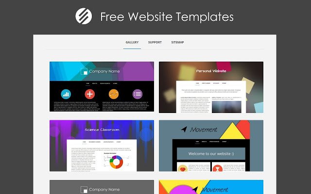 Free Google Sites Templates Free Website Templates Chrome Web Store