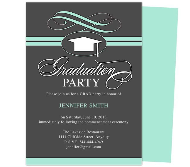 Free Grad Party Invitation Templates 46 Best Printable Diy Graduation Announcements Templates