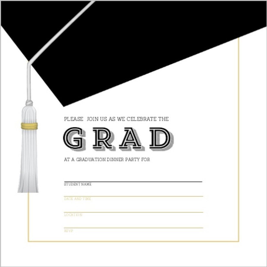 Free Graduation Announcements Templates 40 Free Graduation Invitation Templates Template Lab