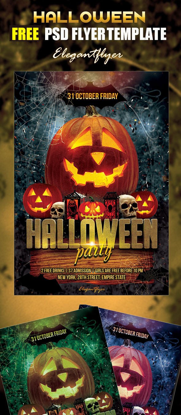 Free Halloween Flyer Templates 70 Best Free Flyer Psd Templates 2017 Designmaz