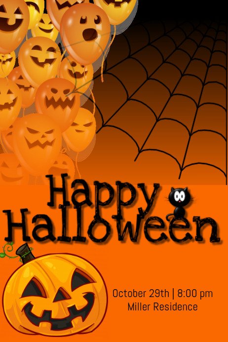 Free Halloween Flyer Templates Happy Halloween Template