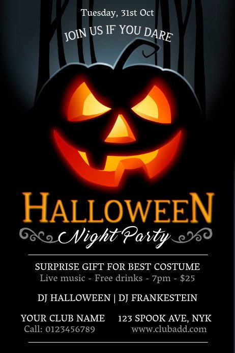 Free Halloween Flyer Templates Party Flyers Templates Prints & Downloads Free Halloween Flyer Templates Party Flyers Templates Prints & Downloads