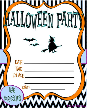 Free Halloween Invitation Templates Free Printable Halloween Invitations Kids – Festival
