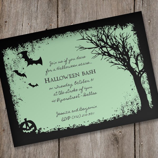 Free Halloween Invitation Templates Halloween Invitation Template – Spooky Woods – Download