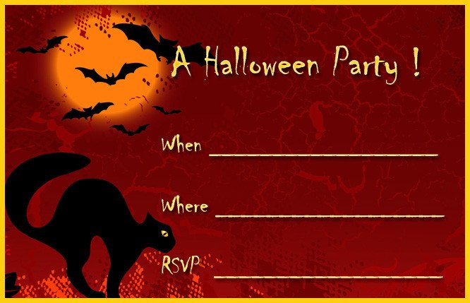 Free Halloween Invites Templates 16 Awesome Printable Halloween Party Invitations