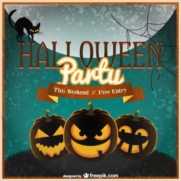 Free Halloween Invites Templates Halloween Invitation Template Vector Vector