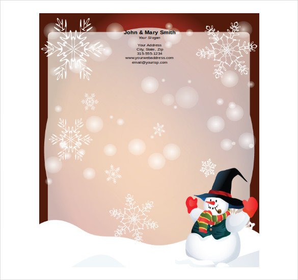 Free Holiday Stationery Templates 16 Holiday Stationery Templates Psd Vector Eps Png